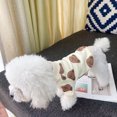 thumbnail image 4 of Suéter para perros, suéteres cálidos para perros, ropa para gatos, abrigo de lana para mascotas para cachorros, perros pequeños, medianos y grandes, (SBeige), 4 of 5