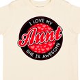thumbnail image 4 of Inktastic I Love My Aunt Boys or Girls Toddler T-Shirt, 4 of 5