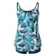 thumbnail image 4 of WILLBEST Traje de Baño Para Mujer, Conjunto de Tankini Con Estampado Floral Para Mujer, Traje de Baño de Dos Piezas de Cintura Alta Para Playa Con Sombrero Para El Sol A Juego, 4 of 4
