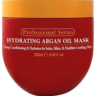 Arvazallia Hydrating Argan Oil Hair Mask & Deep Conditioner, 8.45oz, Dry or Damaged Hair