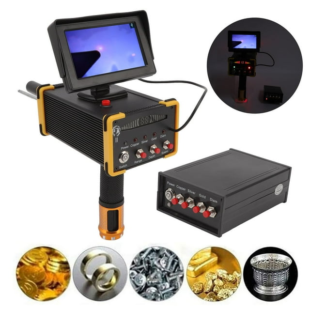 Detector De Metales Profesional GR8000 Buscador De Oro De Búsqueda Profunda Con 15 M De Profundidad Alcance De 1000 M Dispositivo De Escáner De Metales Subterráneo De Alta