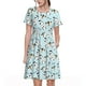 thumbnail image 1 of Easygdp Milk Bottles And Cow Head para Vestido Transpirable de Mujer, Vestido Suelto de Manga Corta con Pliegues y Bolsillos para el Verano, 1 of 6