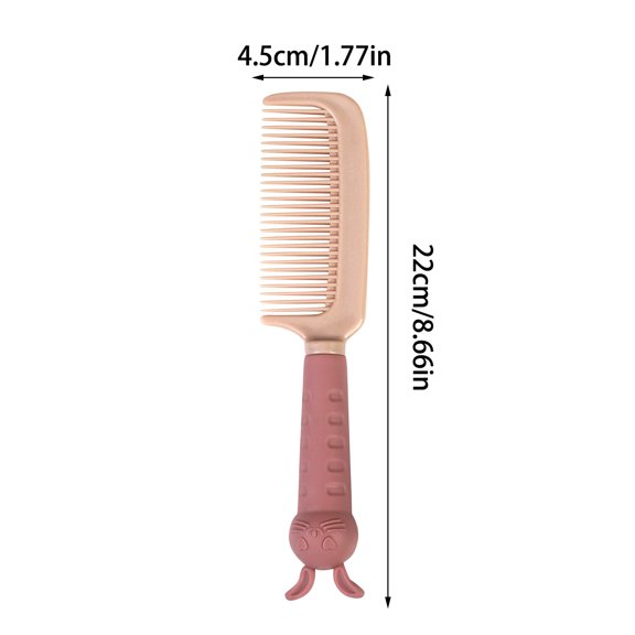OAVQHLG3B Cartoon Soft Cute Home Straight Hair Comb Student Korean Version Net Red Girl Anti-static Adult Curly Hair Plastic Comb