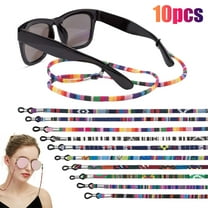 10pcs Eyeglass Strap Holders, Colorful Glasses Lanyard Cords, Cotton Universal Eyewear Retainers