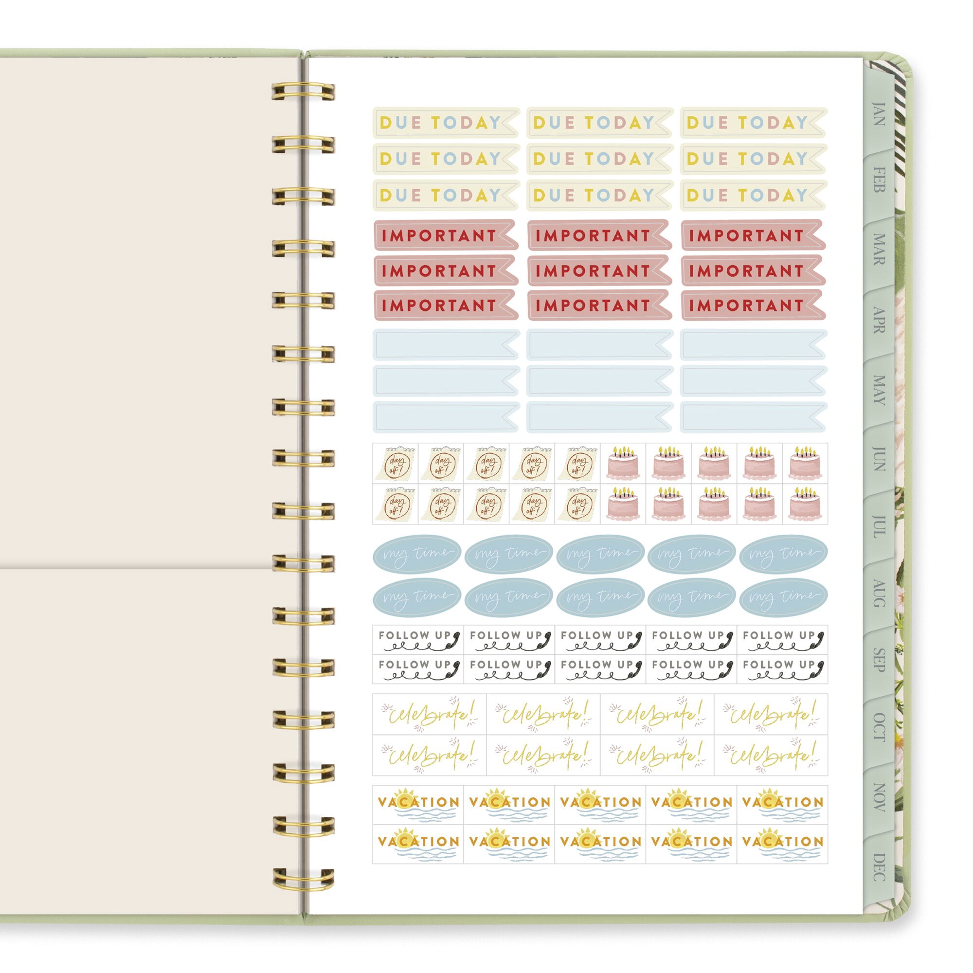 PenPillar for Cambridge 2026 Weekly Monthly Planner Garden Rose Small 5 12 x 8