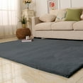 thumbnail image 2 of TETSELF Soft Fluffy Rugs Anti-Skid Shaggy Area Rug Dining Room Home Bedroom Floor Mat, 2 of 3