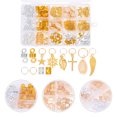thumbnail image 2 of Shisuyan Hollow Out Hair Rings Alloy 200Pcs 7X0.7in, 2 of 8