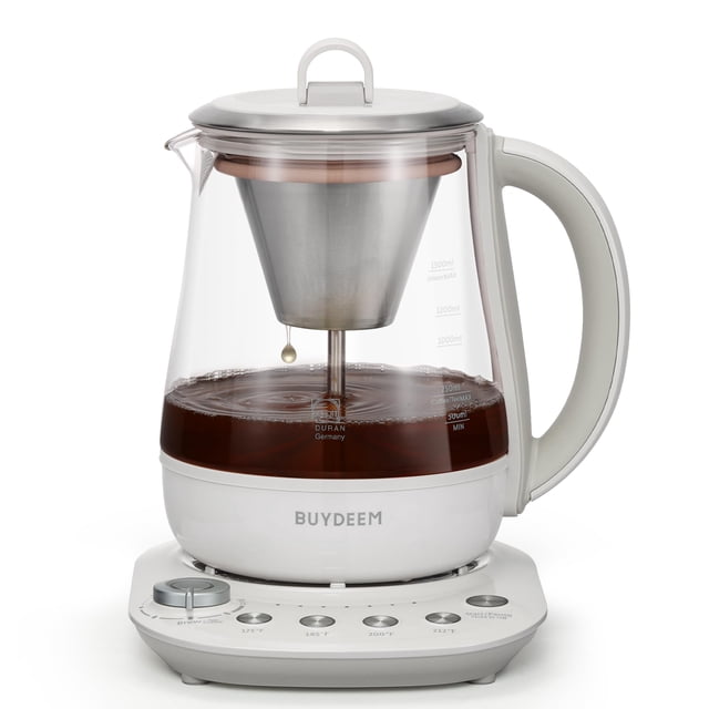 Tetera eléctrica BUYDEEM K156, 1,5 L, 6 sabores