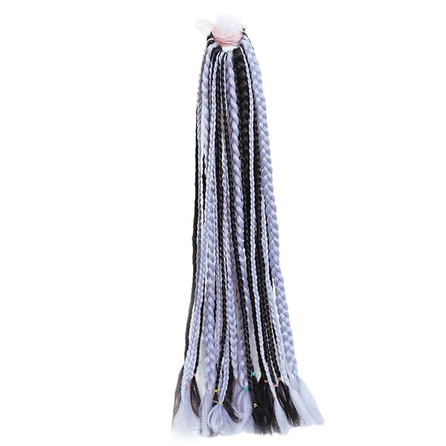 Accesorios de Pelo para Trenzas Cola de Caballo de Trenza Sucia Elástica para un Estilo Versátil Y Ajuste Seguro