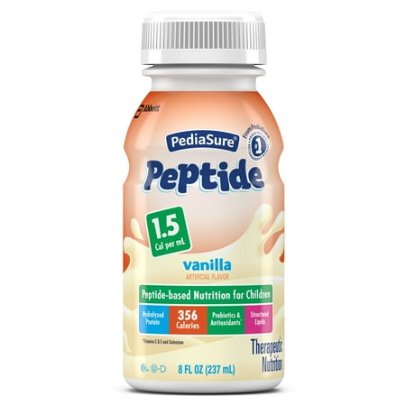 PediaSure Peptide 1.5 Cal Vanilla Medical Food, 8 Fl. Oz.