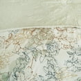thumbnail image 4 of Chezmoi Collection Rosaline 7-Piece Floral Botanical Comforter Set California King, Floral Embroidery Soft Green Gray Floral Printed Lightweight Bedding Set, 4 of 9