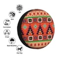 thumbnail image 4 of Waterproof Spare Wheel Cover, Native Southwestern Aztec Ethnic Pattern Adjustable Wheel Cover For Jeep Trailer RV SUV Car, 15 inch, 4 of 8