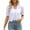 White, variant on Cardigans for Women Puff Sleeve Bolero Open Front Summer Cropped Sheer Jackets Cardigan Sweaters