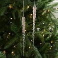 thumbnail image 4 of HaoXun Clear Plastic Christmas Tree Ornaments in Multiple Sizes - Translucent Holiday Decorations for Xmas Tree, Windows, Walls and Door Frames, 4 of 6