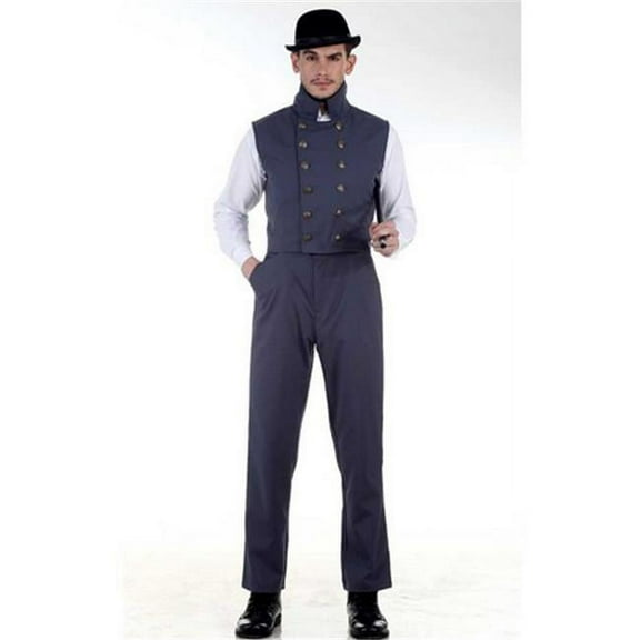 C1327 Canvas Classic Pants- Grey - Large