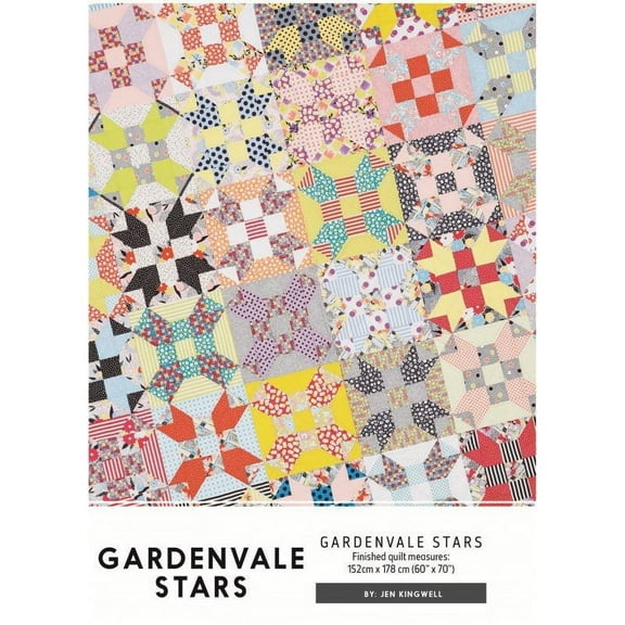 Jen Kingwell, Gardenvale Stars Quilt Pattern