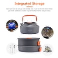 thumbnail image 3 of Amdohai Widesea 8 Pcs Poignée de Batterie de Cuisine Intégrée Portable en Alumine, 3 of 7