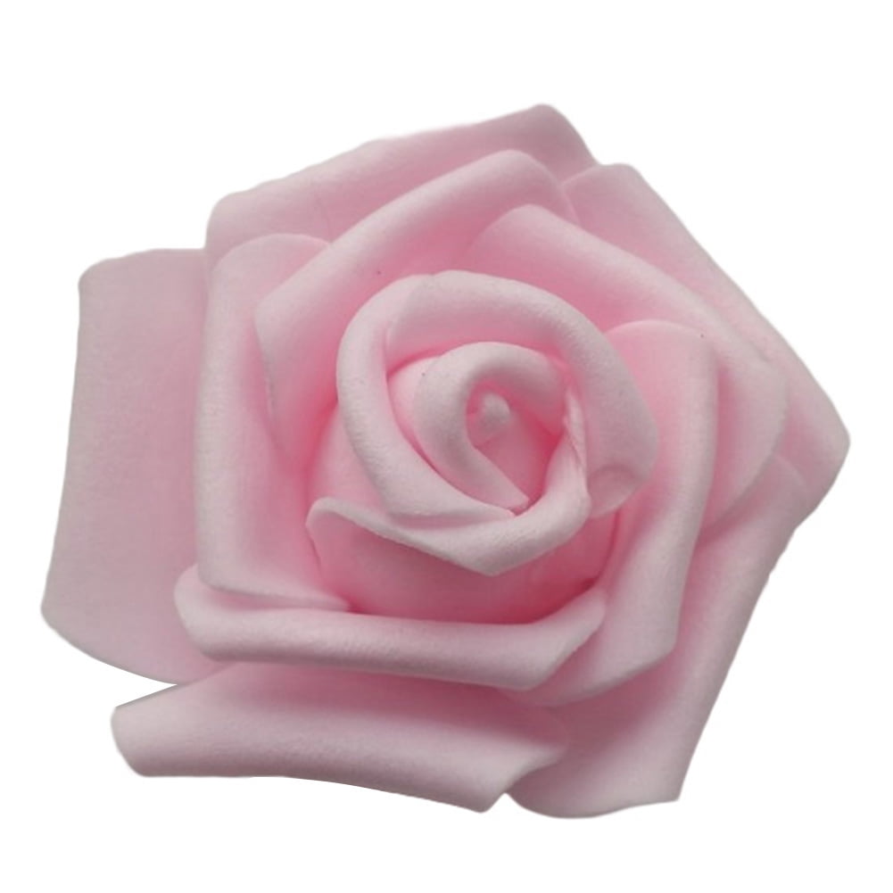 Yesbay Artificial PE Foam Rose Flowers Head DIY Wedding Home Room Decor,Light Pink