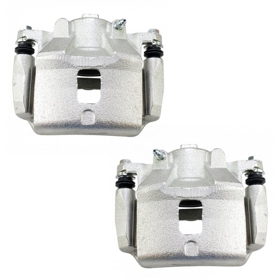 TRQ Front Brake Caliper Set Compatible with 2005-2010 Chevrolet Cobalt 2007-2009 Pontiac G5 2003-2007 Saturn Ion