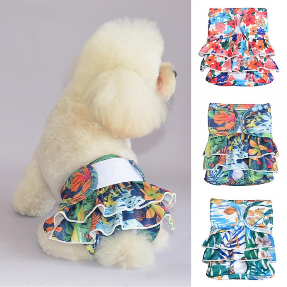 Washable Dog Diapers (3 Pack), Highly Absorbent Dog Diapers for Female