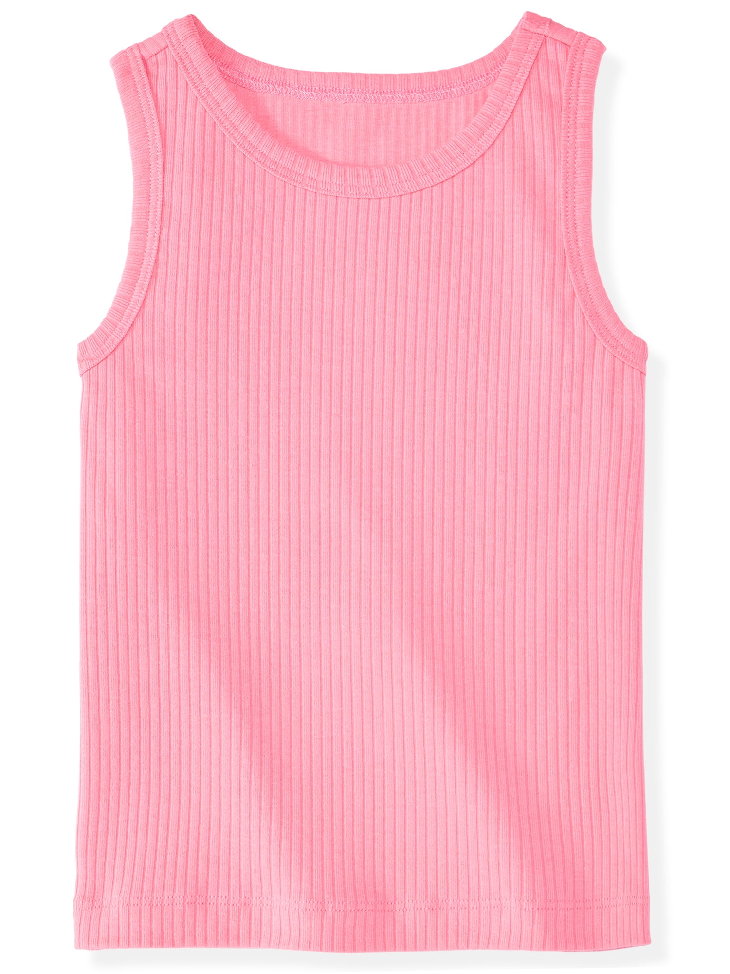 Garanimals Newborn, Baby & Toddler Girl Cotton Graphic Tank Tops, 4‑Pack, Sizes 0-6T