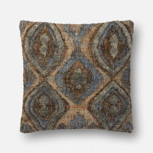Loloi P0557 Jute, Wool & Cotton Pillow Cover w/Down Fill Walmart Canada