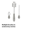 thumbnail image 3 of OXO Tot Water Bottle and Straw Cup Cleaning Set Brush Set, Gray, 1 Count, 3 of 9