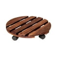 thumbnail image 1 of Soporte pars Base Soporte para plantas Proteja el piso Robusto Rodillo de madera movible Maceta Soporte pars Bandeja pars para Sunnimix Paleta móvil, 1 of 8