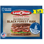 Land O' Frost Premium Meat, Sandwich Sliced Deli Lunch Meat, Black Forest Ham, 1 lb