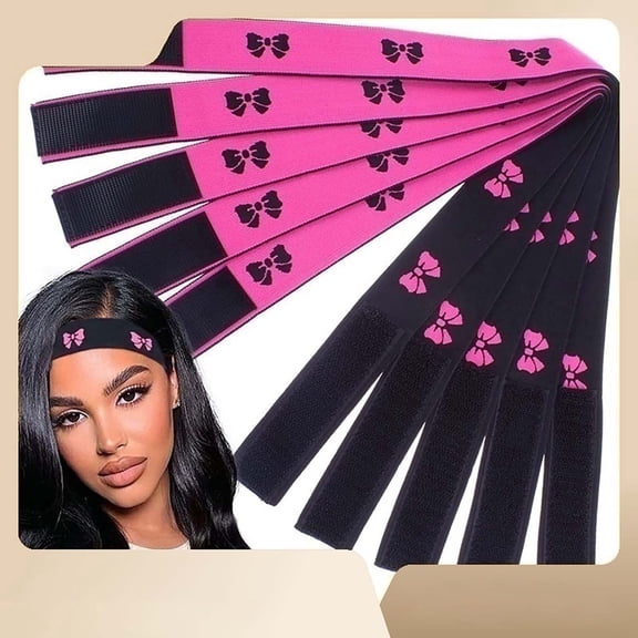 Elastic Rose Red Fixing Strap Silver Wig Edge Adjustment Headband for Secure Fit and Comfort