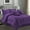Purple, variant on JML 10-Piece Ultra-Soft Comforter Set Gray Bed in a Bag, Twin