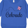 thumbnail image 3 of Inktastic Butterfly Colorado Toddler Sweatshirt, 3 of 4