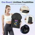 thumbnail image 6 of ALSO GO Pilates Board, Multifunctional Abdominal Board, Portable Pilates Machine with LED for Home, Sliding Workout Equipment with Knee Protected, Black, 6 of 8