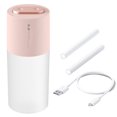 thumbnail image 4 of Humidificador De Escritorio Portátil, Humidificador, 2 Modos De Niebla, USB Recargable / Con Cable Para Viajes De Oficina en hogar, Cabezal Doble / Roc Doble spray 400ml USB con cable rosa Colco mini humidificador de aire portátil, 4 of 5