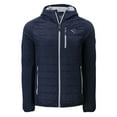 thumbnail image 2 of Men's Cutter & Buck  Navy Binghamton Rumble Ponies Rainier Primaloft Eco Full-Zip Hybrid Jacket, 2 of 3