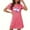 Hot Pink, variant on Sakmal Short Sleeve Moo Moos for Women Nightgowns Love Valentines Soft Mumu Dress Short Heart Print Womens Nightgown L