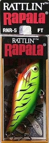 Poisson Nageur Rapala Rattlin' Rapala 2", Firetiger