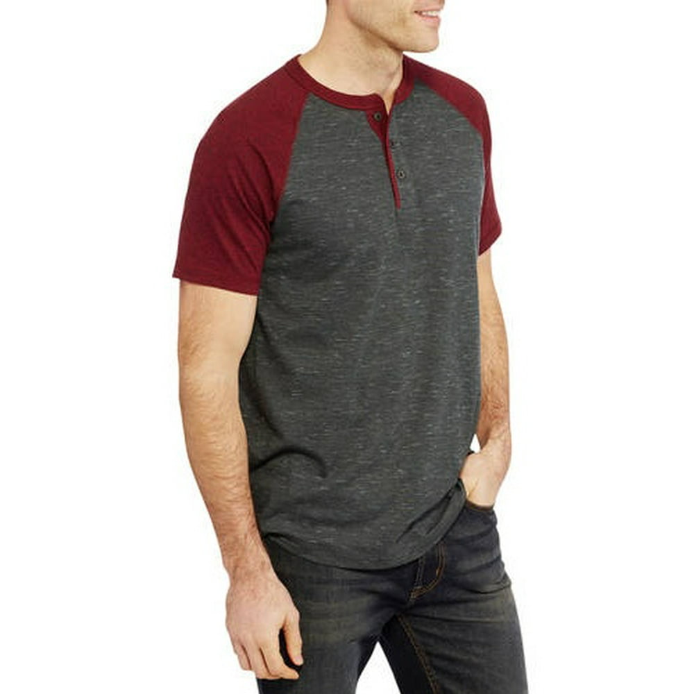 Faded Glory Men's Henley Tee
