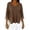 Brown, variant on VSSSJ Womens Long Sleeve T-Shirts Casual V Neck Loose Fit High-Low Hem Tops Drop Shoulder Side Slit Lightweight Tunic Tees Tops Red S