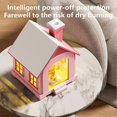 thumbnail image 5 of USB Powereds Christmas Snow House Humidifier 500ml Capacity with Type C Connectors and Two Light Modes for All Genders brown, 5 of 5