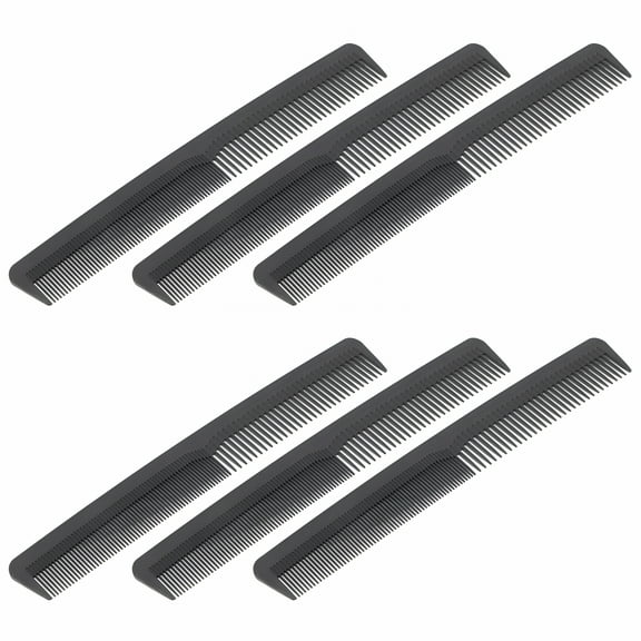 ACDANC 6 Pcs 360 Wave Brush Detangling Comb Fine and Wide Tooth Combs Handheld Pocket for Men