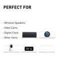 thumbnail image 1 of 2pcs Acrylic Wall Mount Shelf Texture Invisible Display Intelligent Speaker Rack Holder Transparent Floating Shelve, 1 of 7