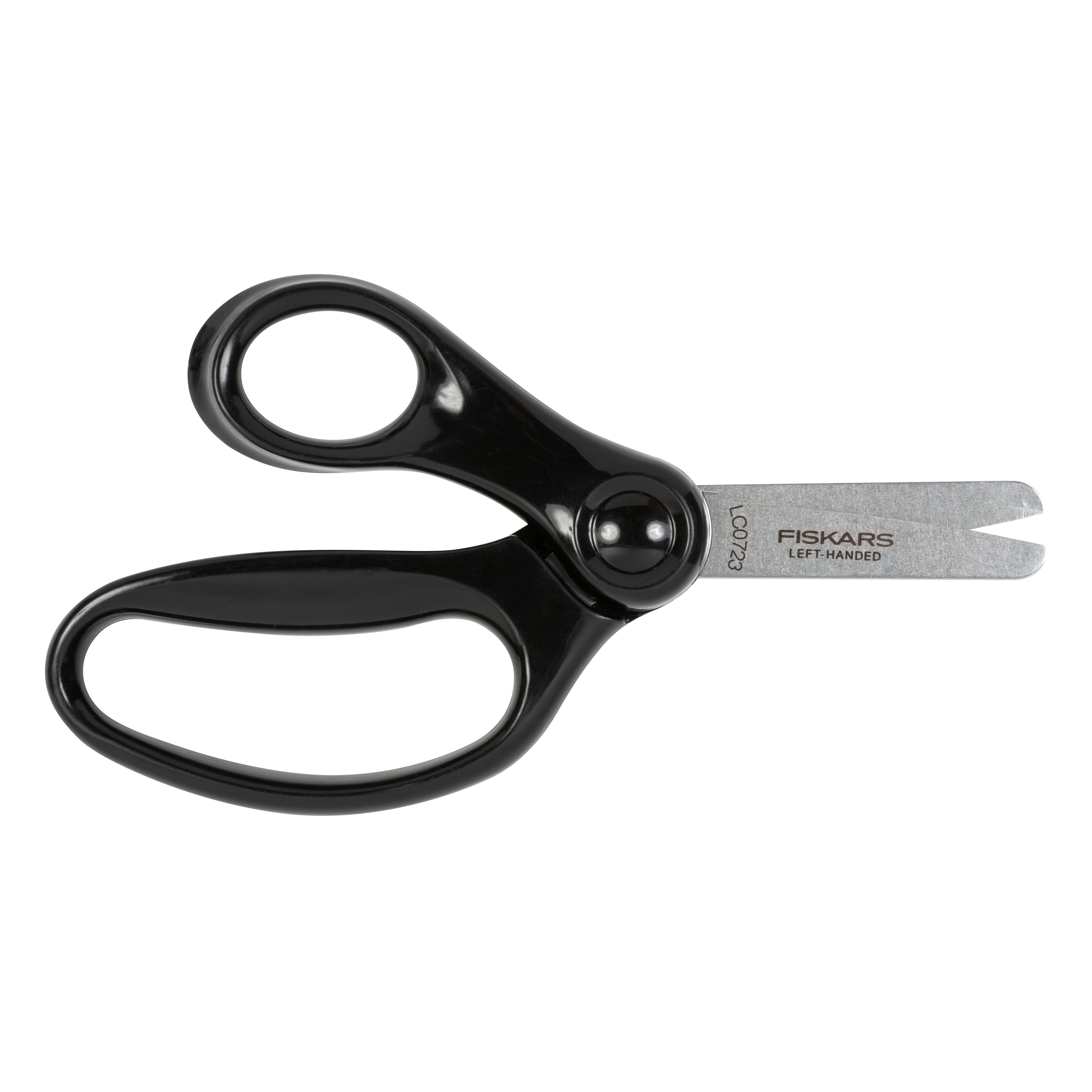 Fiskars 5-inch Left Handed Kids Scissors with Sheath, Ages 4 and up, Black
