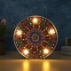 thumbnail image 1 of Mandala DIY especial completo taladro diamante pintura LED luz bordado noche lámparas Likrtyny decoración de arte, 1 of 9