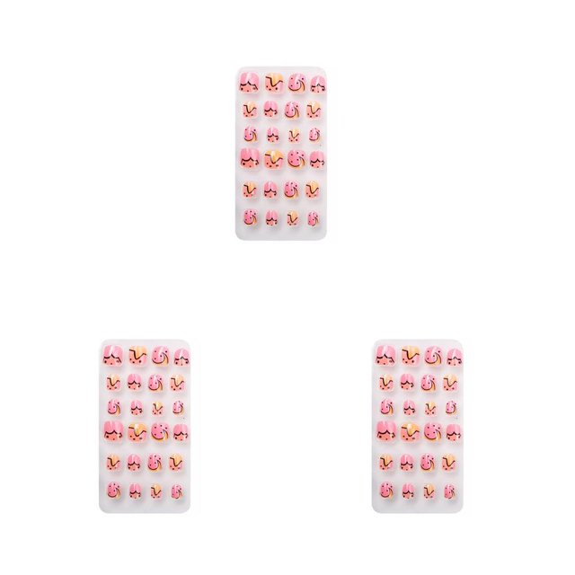 Tiras de uñas de calle de colores Qarigey 1 Juego prensa en las uñas para niños