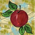 thumbnail image 2 of Biscardi, Nicholas 20x20 Gold Ornate Wood Framed with Double Matting Museum Art Print Titled - Fashion Fruit I, 2 of 4