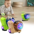 thumbnail image 2 of Baby Toddler Electric Snail Toy Cute Electronic Animal Crawl, Play Music, 2025 New Crawling Snail Toys, Cute Electric Tummy Time Dancing Musical Light up Snail Sensory Toy, 2 of 5