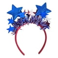 thumbnail image 2 of YOHAVEN 4th of July Star Headband, Patriotic Red White Blue Party Festival Accessories, Flag Theme Celebration Outfit for Women Men Holiday Event, 2 of 6