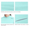 thumbnail image 5 of Baleaf Women's Fleece Thermal Mock Neck Long Sleeve Running Shirt Workout Tops Aqua Size S, 5 of 8