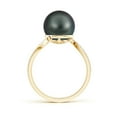 thumbnail image 2 of Angara Tahitian Cultured Pearl Bypass Ring in 14K Yellow Gold for Women | June Birthstone Jewelry for Her, 2 of 8